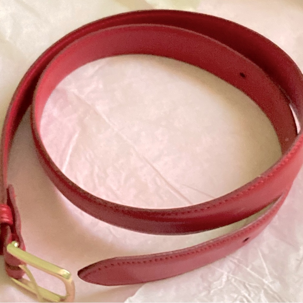 NEW American Apparel Classic Vintage Red Belt - Picture 2 of 4